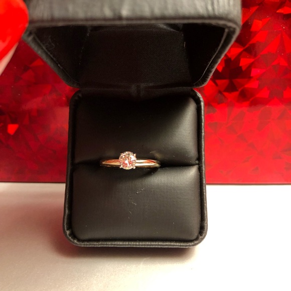 FLASH SALE 🌺🌺 14k gold round diamond engagement ring is approx. .45ct - Picture 9 of 14